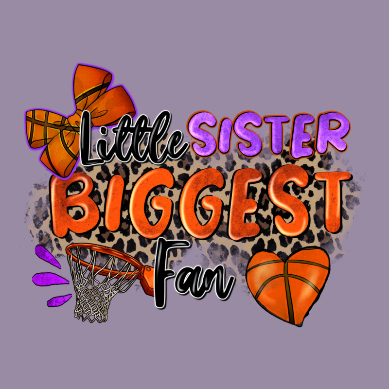 Little Sister Biggest Fan Basketball Classic Tee by Zillion Design Studio | Teevron