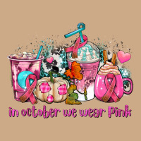 Western Cancer  In October We Wear Pink Coffee Cups With Ribbons Vintage Hoodie | Teevron