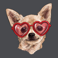 Chihuahua Dog With Love Glasses Zipper Hoodie | Teevron