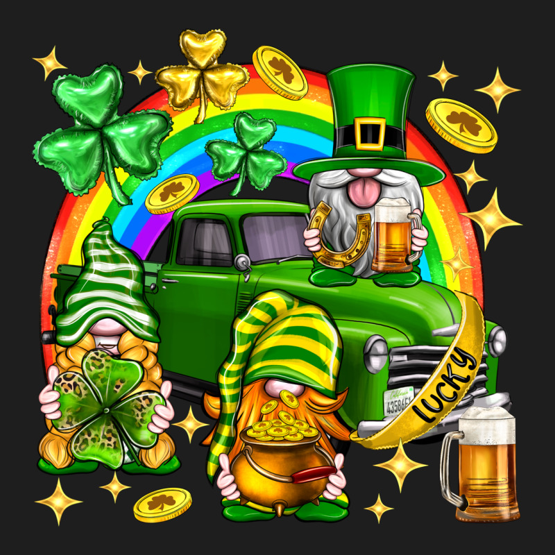 St. Patrick's Day Gnomies Truck Heavyweight Hoodie by Neo Western | Teevron