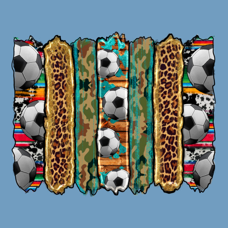 Soccer Camouflage Serape Cowhide Turquoise Leopard Glitter  Brushstrok Urban Heavy Tee by Artiststas | Teevron