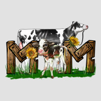 Western Holstein Cow And Baby Cow Mom Premium Hoodie | Teevron