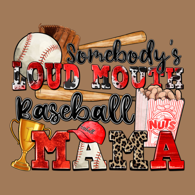 Somebody's Loud Mouth Baseball Mama Classic Tee by Zillion Design Studio | Teevron