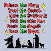 Jesus And Family Belive Like Mary Long Sleeve Tee | Teevron