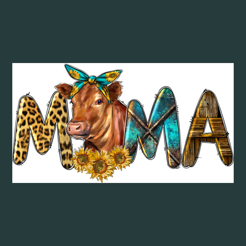 Western Cow Red Angus Mama Premium Hoodie by LillyAllenDesigns | Teevron