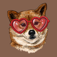 Shiba Inu With Love Glasses Zipper Hoodie | Teevron
