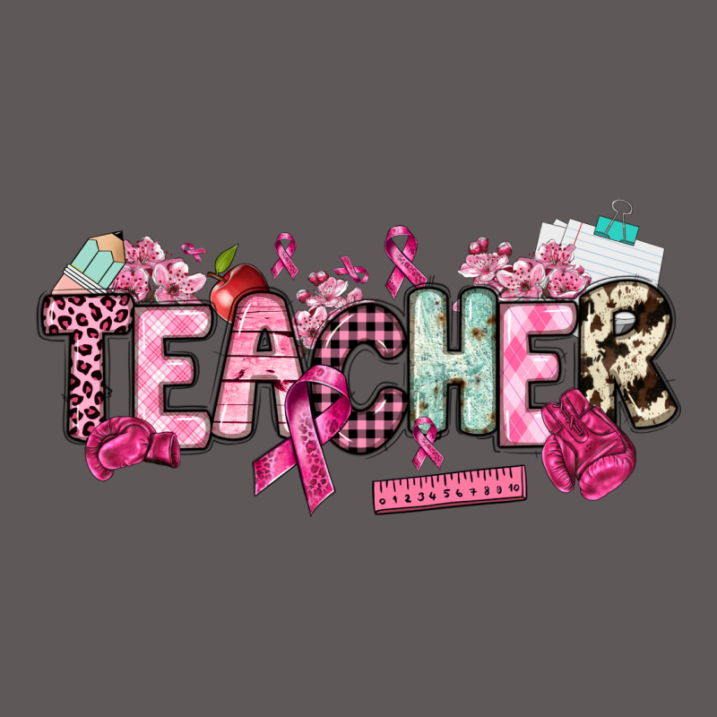 Cancer Awareness Teacher Premium Hoodie by NancyCooperArtShop | Teevron