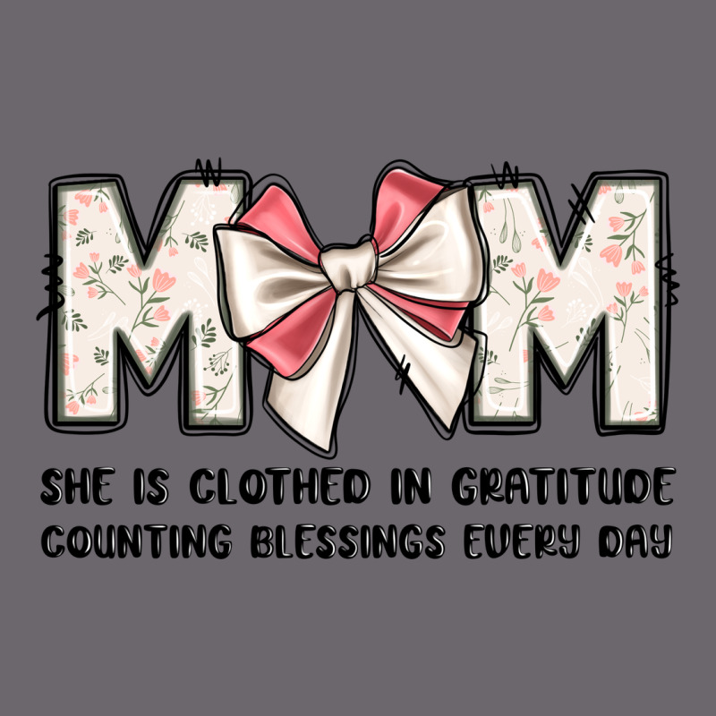 Mom She Is Clothed In Gratitude Counting Blessings Premium Sweatshirt by JahusDesignShop | Teevron