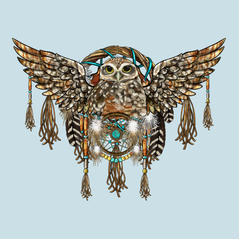 Native Dream Catcher With Owl Ladies Tee by BarkalooDesign | Teevron