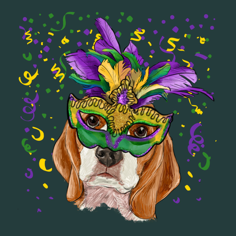 Mardi Gras  Mask Beagle Classic Tee by RanaPortraitStore | Teevron