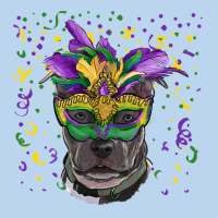 Mardi Gras  Mask Pitbull Classic Tee | Teevron