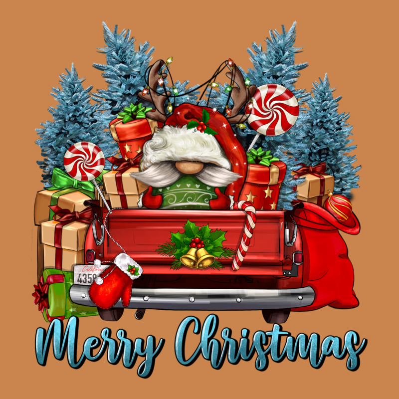 Merry Christmas Gnomes Truck Heavyweight Hoodie by FaDigitalArtStudio | Teevron