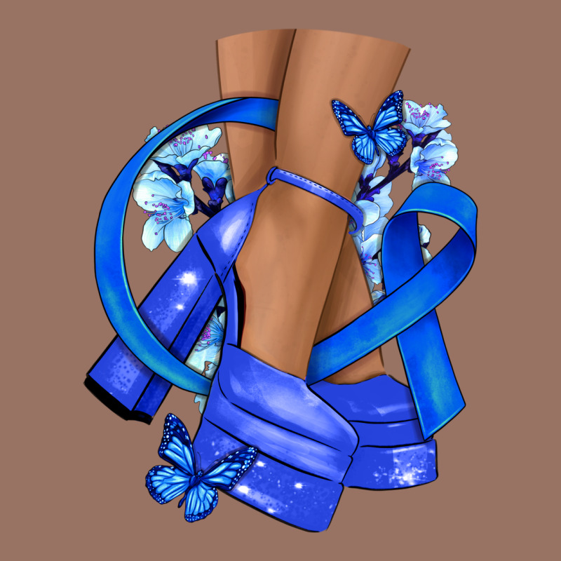 Colon Cancer Heels Premium Hoodie by NancyCooperArtShop | Teevron