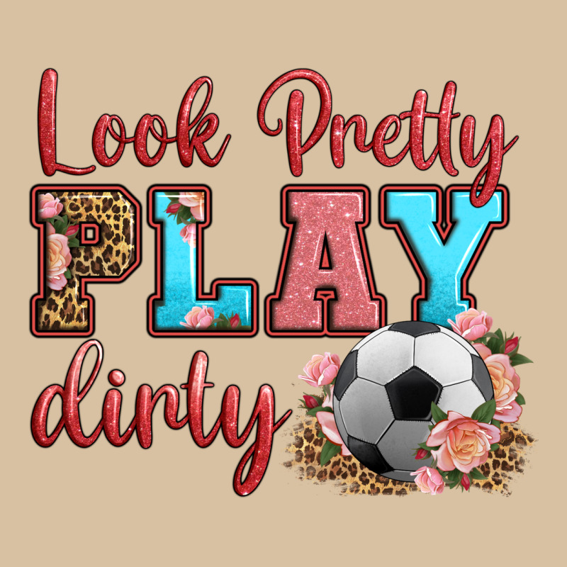 Look Pretty Play Dirty Soccer Heavyweight Hoodie by HRA Design Shop | Teevron