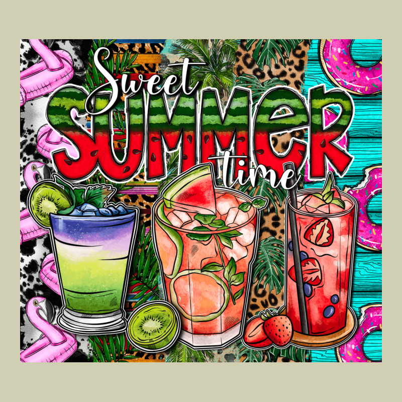 Summer Time Heavy Core Tee by CowhideDigitalArt | Teevron
