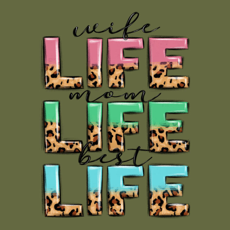 Wife Life Mom Life Best Life Long Sleeve Tee by MaliasSmallBusiness | Teevron