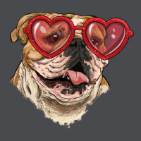 English Bulldog With Love Glass Zipper Hoodie | Teevron