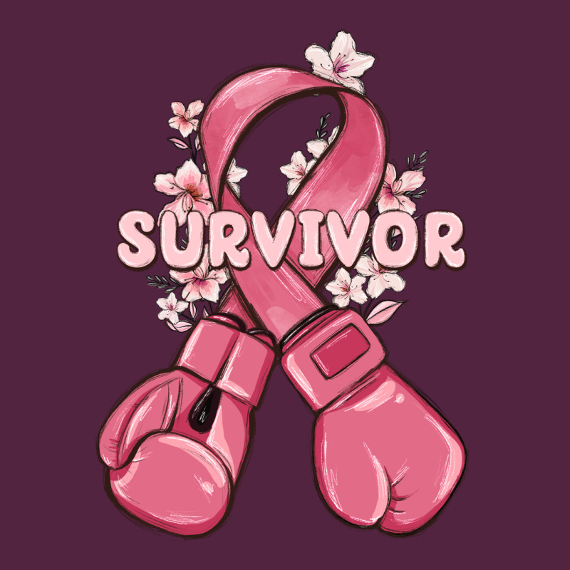 Survivor Breast Cancer With Boxing Gloves Urban Hoodie by MaliasSmallBusiness | Teevron