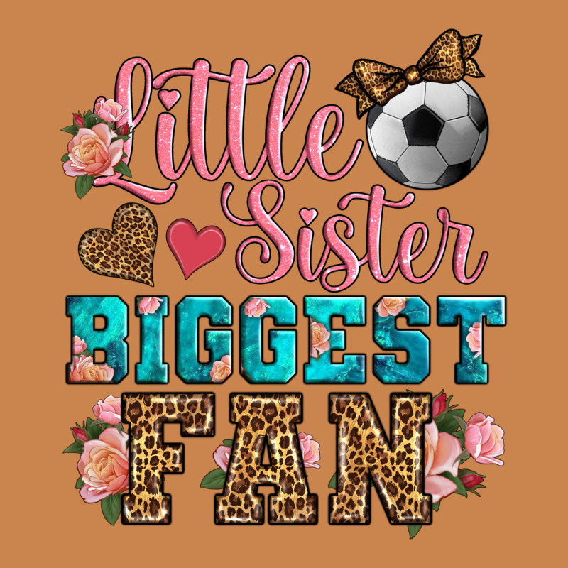 Little Sister Biggest Fan Soccer Heavyweight Hoodie by HRA Design Shop | Teevron