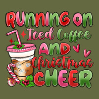 Running On Iced Coffee And Christmas Cheer Long Sleeve Tee | Teevron
