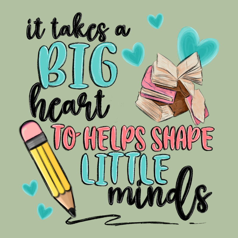 It Takes A Big Hearts To Helps Shape Little Minds Urban Hoodie by MaliasSmallBusiness | Teevron