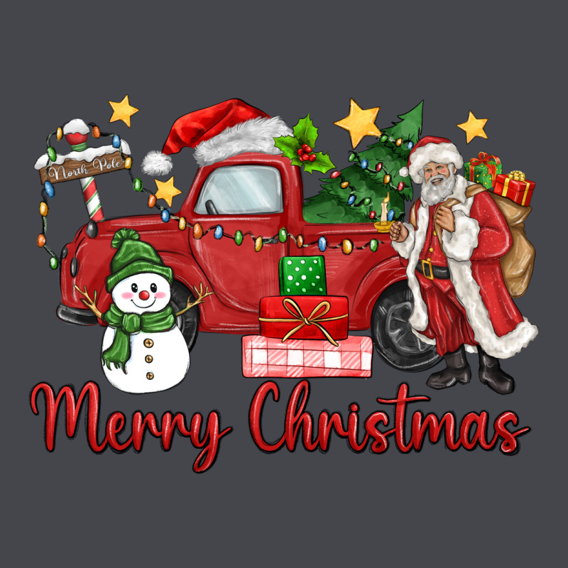 Merry Christmas Truck Long Sleeve Tee by MaliasSmallBusiness | Teevron