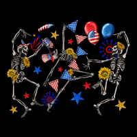 Fourth Of July Dancing Skeleton Zipper Hoodie | Teevron