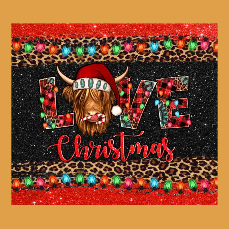 Love Christmas Highland Cow And Turquoise Gemstone Premium Hoodie by Jasminsmagicworld | Teevron