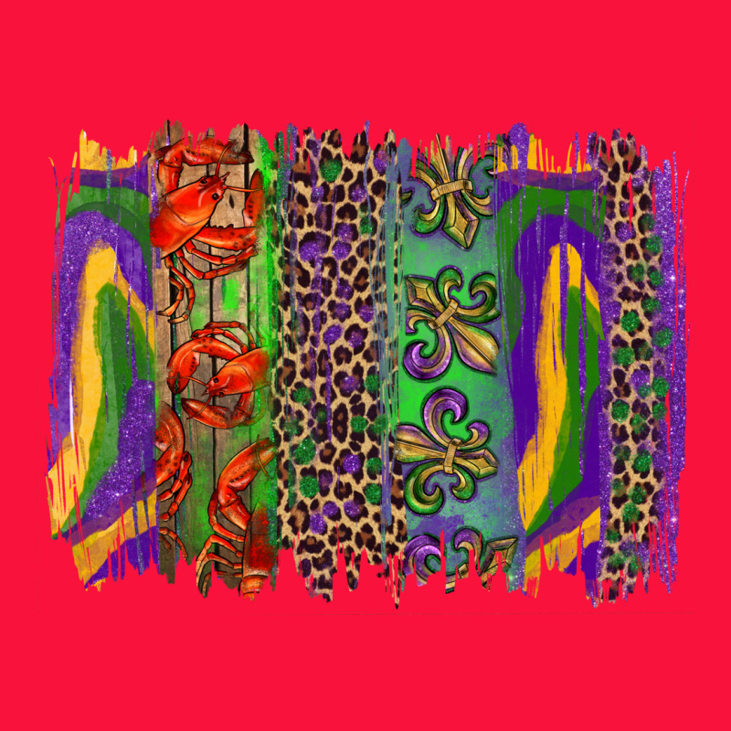 Mardi Gras Brushstrokes Classic Tee by RanaPortraitStore | Teevron