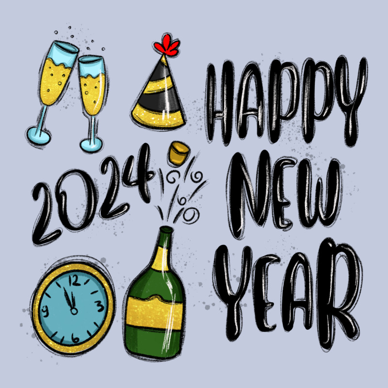 Happy New Year 2024 Long Sleeve Tee by MaliasSmallBusiness | Teevron