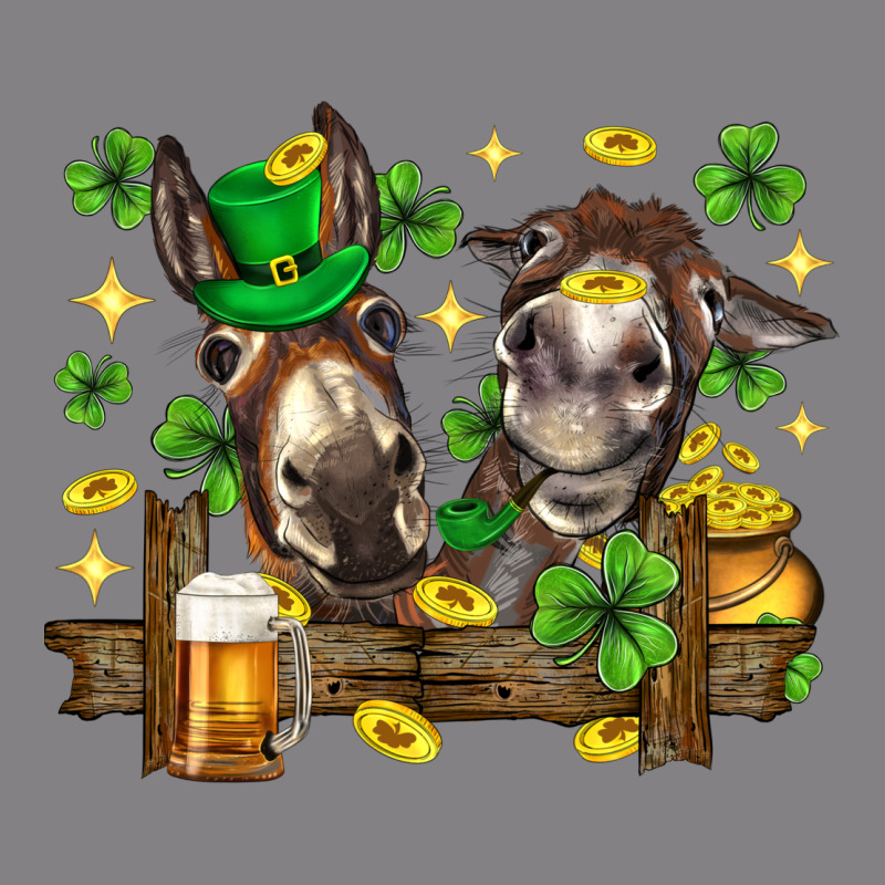St. Patrick's Day Donkey Heavyweight Hoodie by Neo Western | Teevron