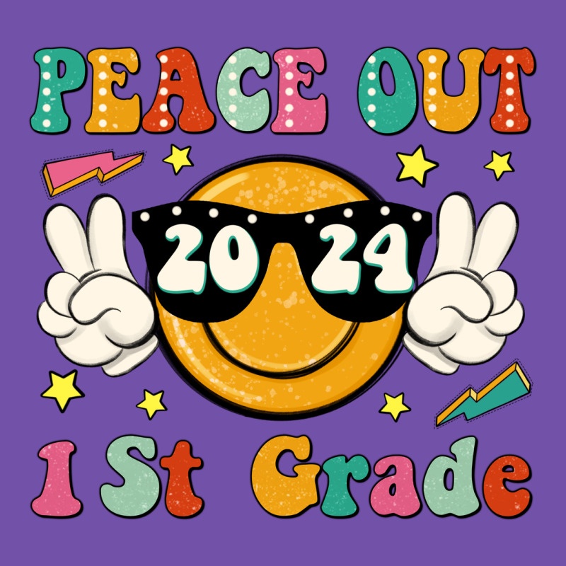 Peace Out 2024 1st Grade Premium Sweatshirt by JahusDesignShop | Teevron