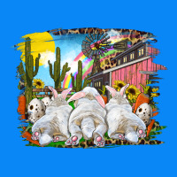Easter Farm With Bunnies Zipper Hoodie | Teevron