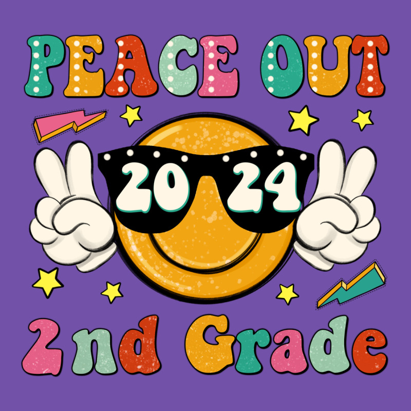 Peace Out 2024 2nd Grade Premium Sweatshirt by JahusDesignShop | Teevron