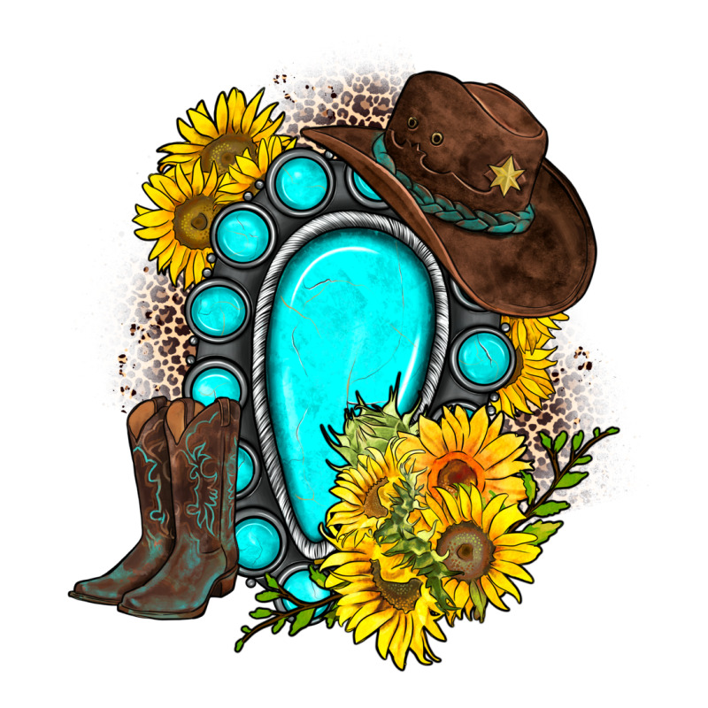 Western Turquoise Gemstone Classic Tee by Zillion Design Studio | Teevron