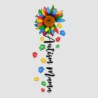 Autism Mama Sunflower Black Premium Sweatshirt | Teevron