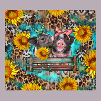 Baby Pigs With Leopard Cowhide And Sunflowers Vintage Tee | Teevron
