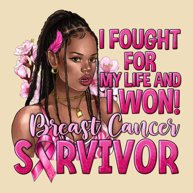 I Fought For My Life And I Won Afro Woman Premium Hoodie by NancyCooperArtShop | Teevron