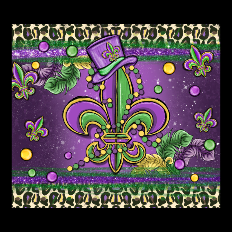 Mardi Gras Fleur De Lis Urban Hoodie by MaliasSmallBusiness | Teevron
