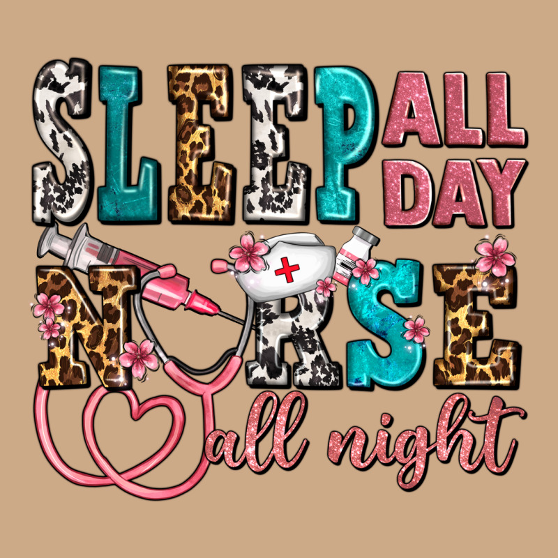 Sleep All Day Nurse All Night Vintage Hoodie by AdoDesignShop | Teevron