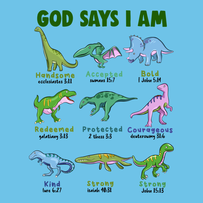 God Says I Am Dinosaurs Premium Sweatshirt by JahusDesignShop | Teevron
