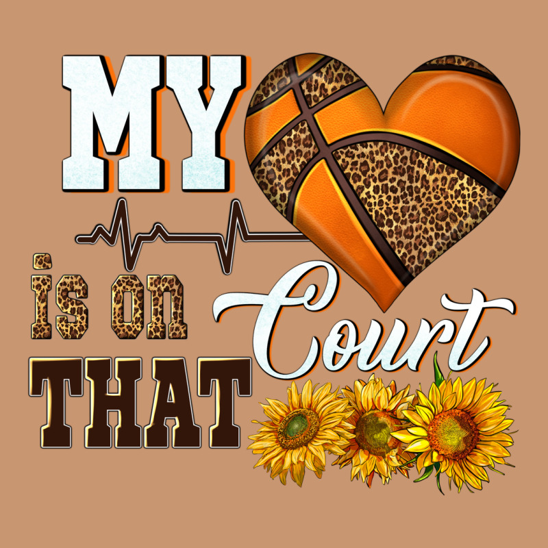 My Heart Is On That Court Heavyweight Hoodie by HRA Design Shop | Teevron
