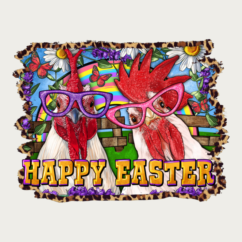 Happy Easter Roosters Zipper Hoodie by RanaPortraitStore | Teevron