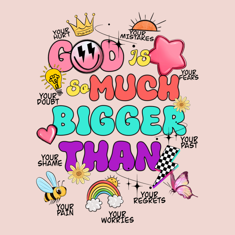 God Is Bigger Design Premium Sweatshirt by JahusDesignShop | Teevron