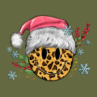 Leopard Smiley Face Long Sleeve Tee | Teevron