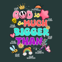 God Is Bigger Design Premium Sweatshirt | Teevron