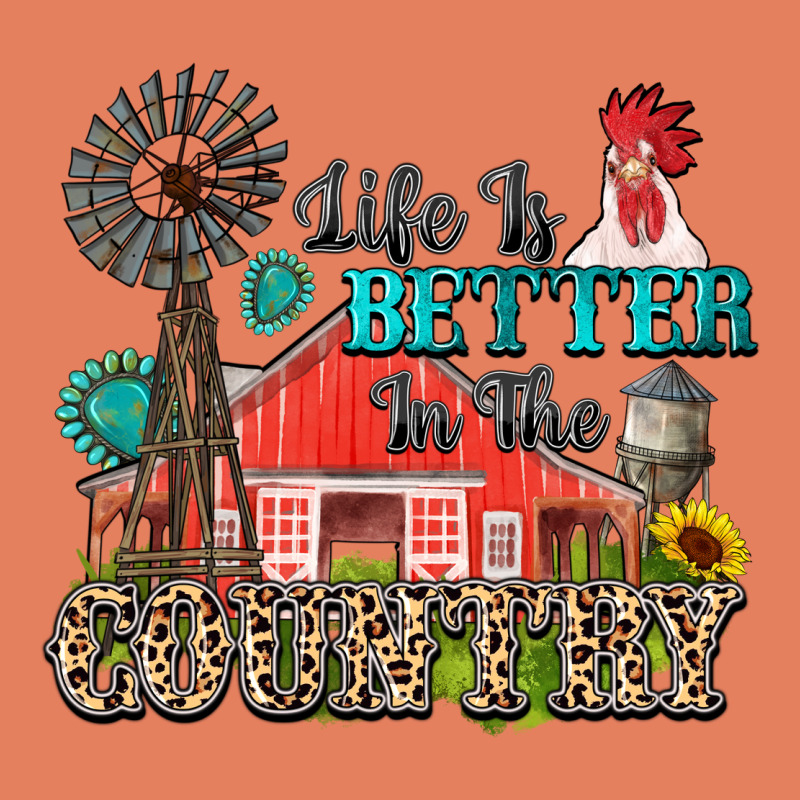 Life Is Better In The Country Classic Tee by Zillion Design Studio | Teevron