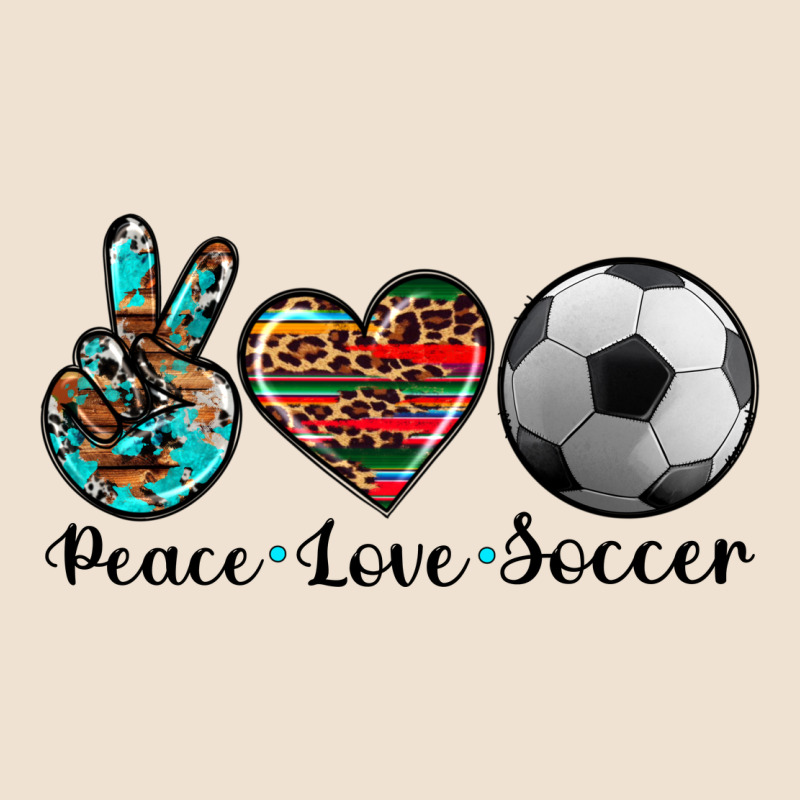 Peace Love Soccer Urban Heavy Tee by Artiststas | Teevron