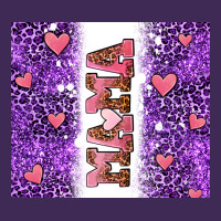 Purple Leopard Pink Mama Hearts Premium Hoodie | Teevron