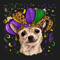 Mardi Gras Hat Chihuahua Classic Tee | Teevron